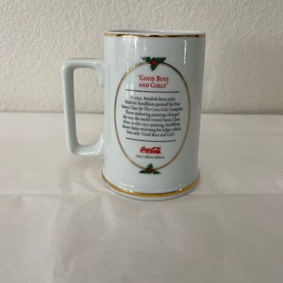 Vintage Coca-Cola Christmas Mug  - Picture 4 of 10